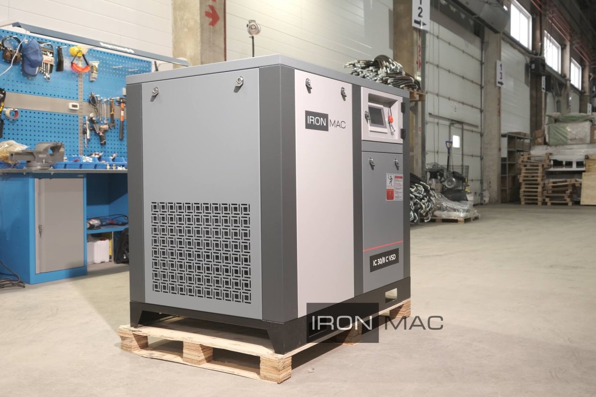 Винтовой компрессор IRONMAC IC 30/8 C VSD IP 55