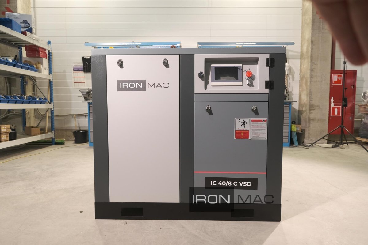 Винтовой компрессор IRONMAC IC 40/8 C VSD