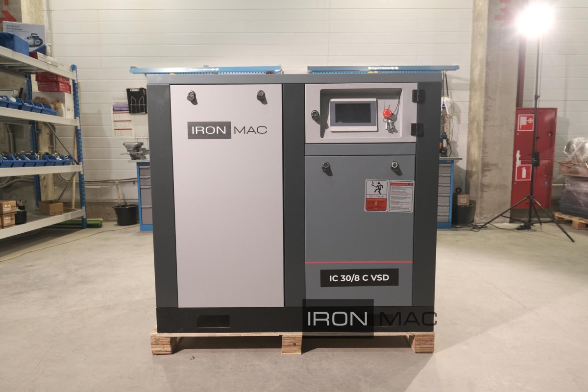 Винтовой компрессор IRONMAC IC 30/8 C VSD IP 55