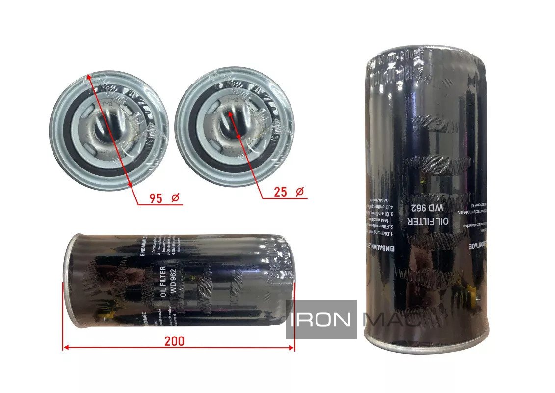 Масляный фильтр IRONMAC 22/37 кВт (IC 30/IC 50) З 433735